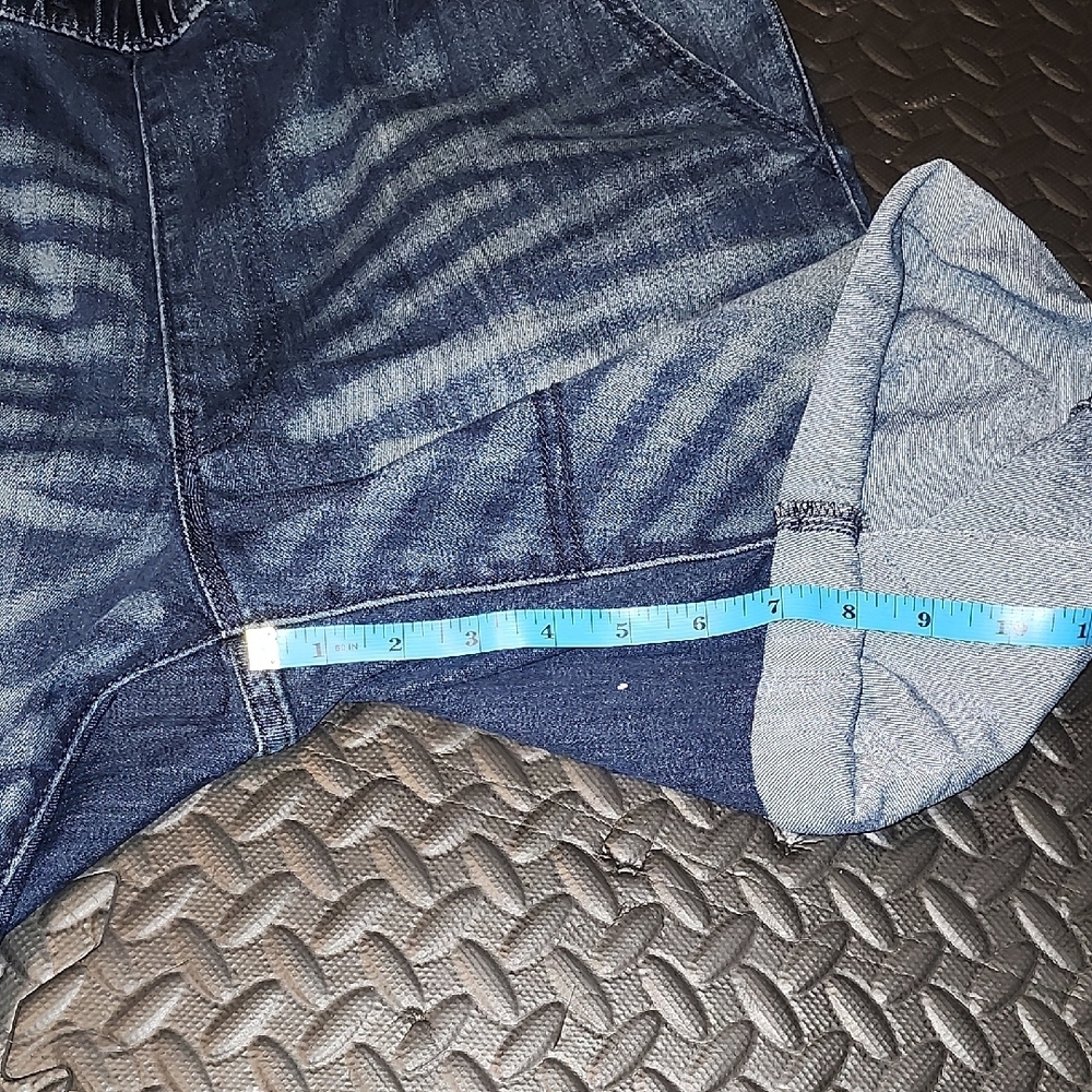 Signature by Levi Strauss Dark Blue Jean Shorts Size L - Picture 4 of 6